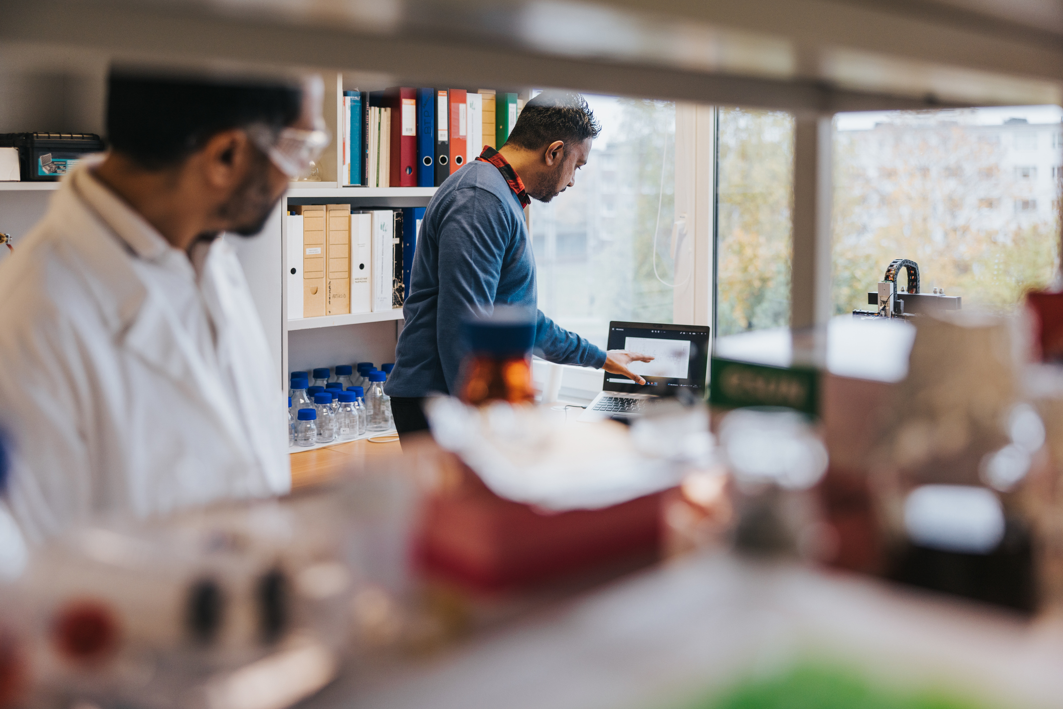 Team meeting at Tech Start-up company